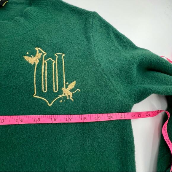 Wicked Graphic Cardigan Ariana Grande Paul Tazewell Green Size XXL - Picture 6 of 8